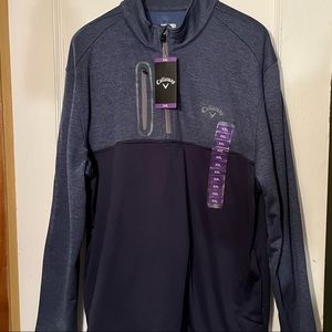 Callaway 1/4 Zip Pull Over with Breast Pocket